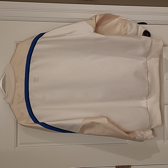 Adidas,  sz L women's cream oversized zip up jacket - Picture 2 of 8